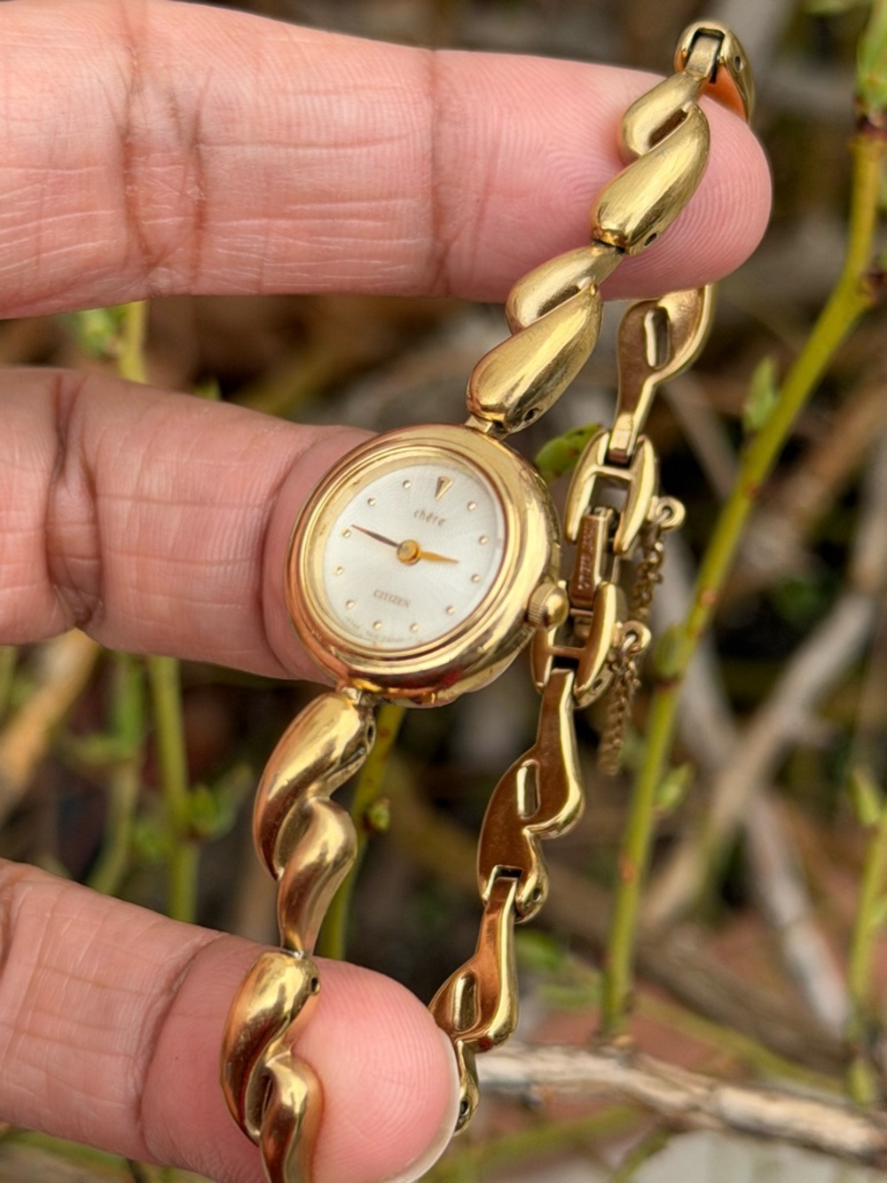 Citizen Gold-Tone Women's Bracelet Watch with White Dial - Picture 4 of 7